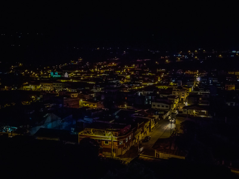 The town from the viewpoint