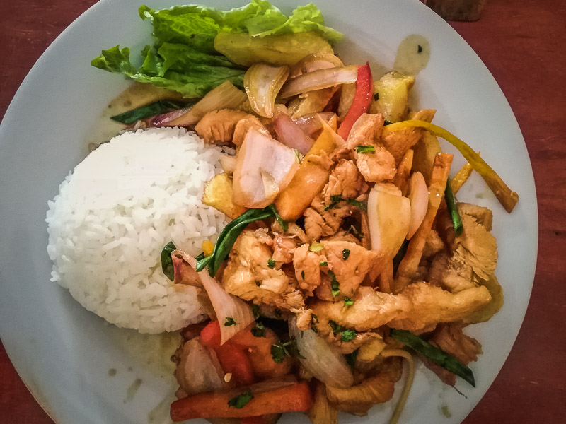 Lunch around the main plaza