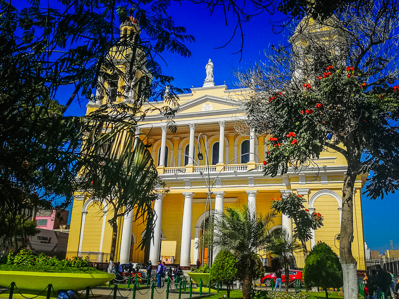 Church at the Plaza de Armas