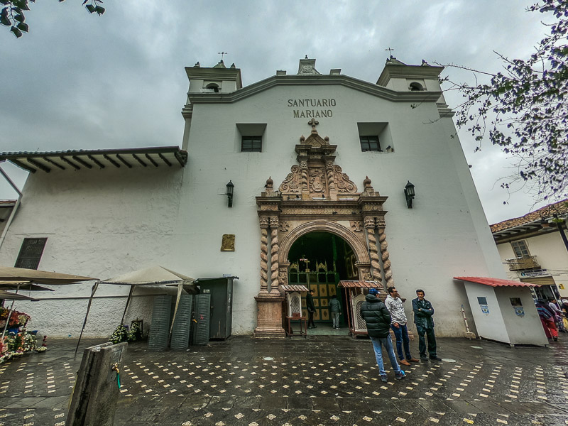 Well preserved church Santuario Mariano de la Asuncion