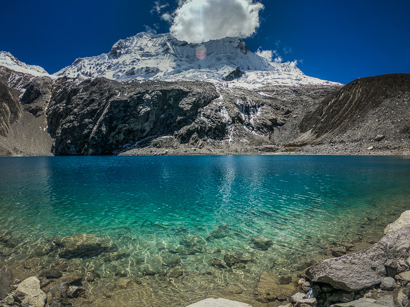 View from the shore