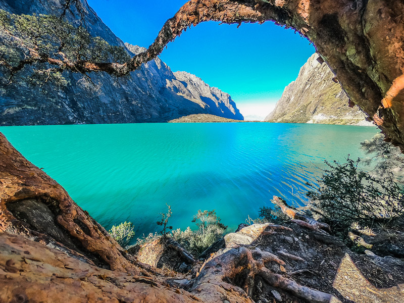 Viewpoint for Llanganuco Lake