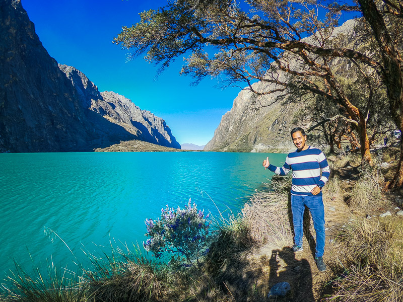 Viewpoint for Llanganuco Lake