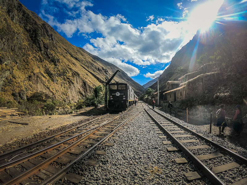 The train at the town station