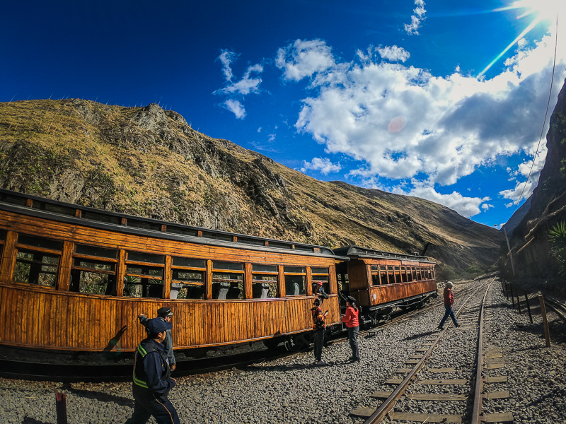 The train at the town station