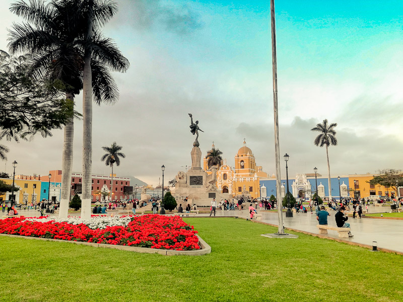 Plaza de Armas in the city center of the city