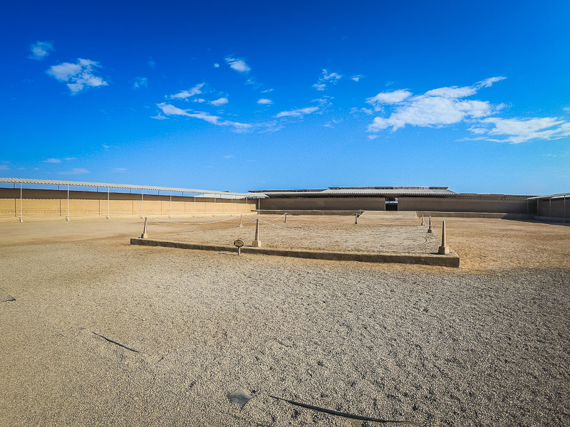 View of the main ceremonial plaza