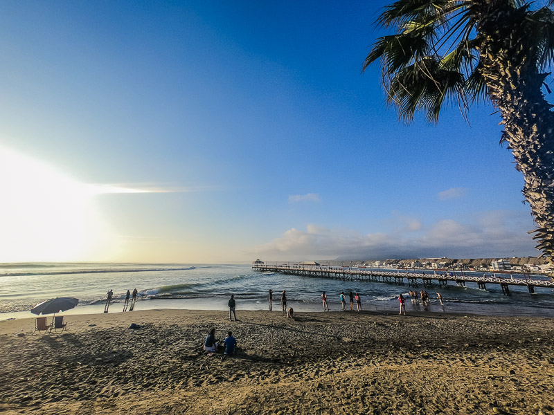 View of the sea and pier