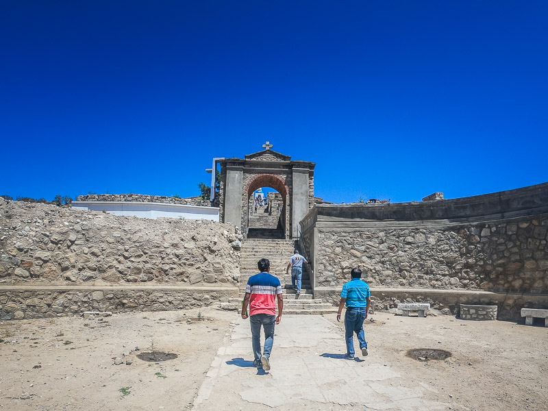 Entrance to the cemetery