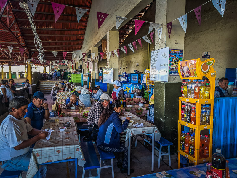 Lunch at the local market