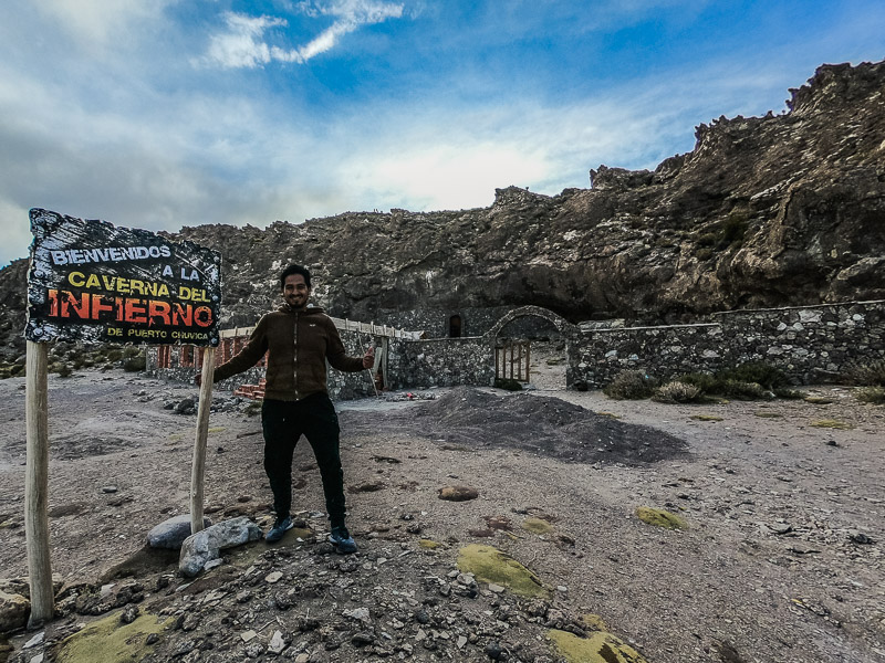 Entrance to the cavern