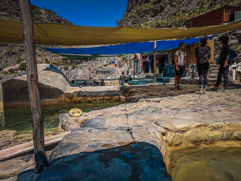 Thermal baths next to the Colca river