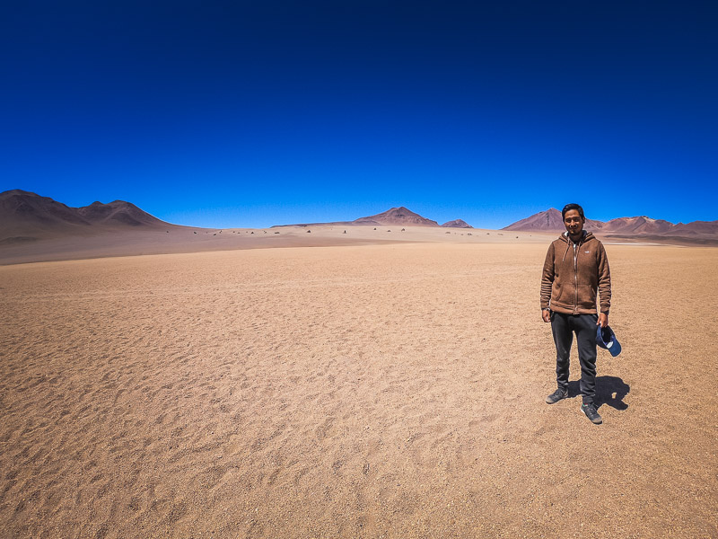 Picturesque desert resembling the painter Dali's work