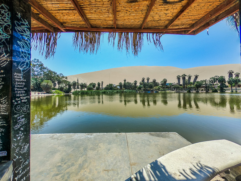 Walkway by the Oasis shore