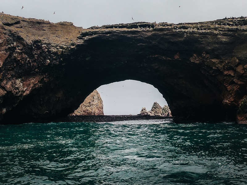 Limestone arch