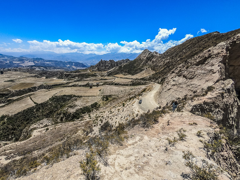 View of the towns from the top of the mountain