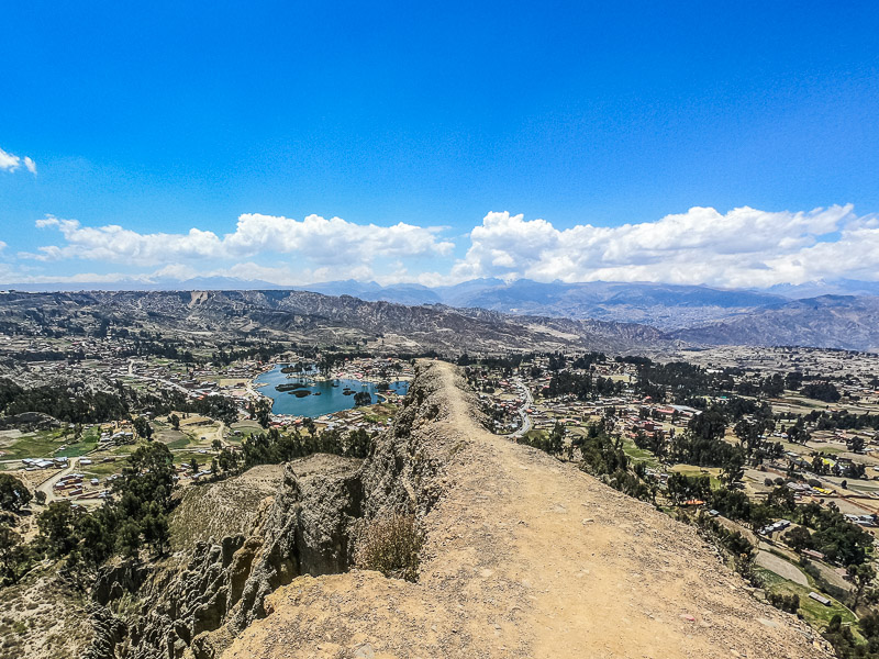 Final stop at viewpoint of the surrounding towns