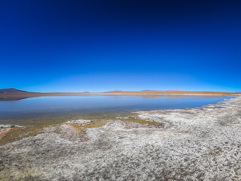 Lake with a mirror effect