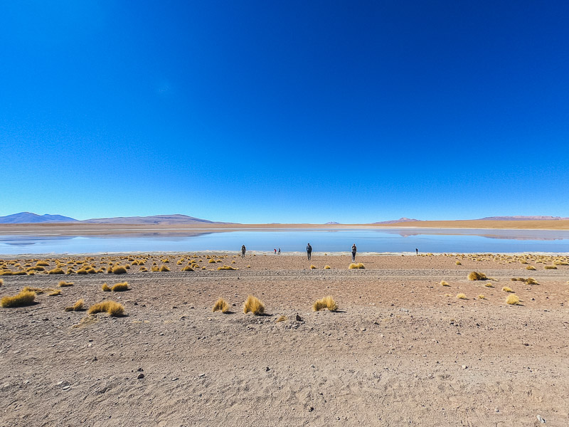 Lake with a mirror effect