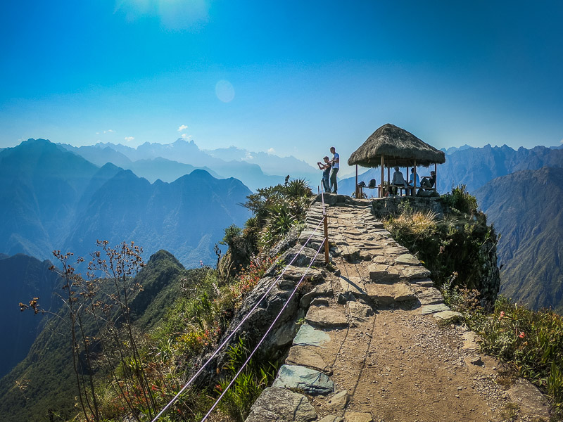 Small hut at the summit