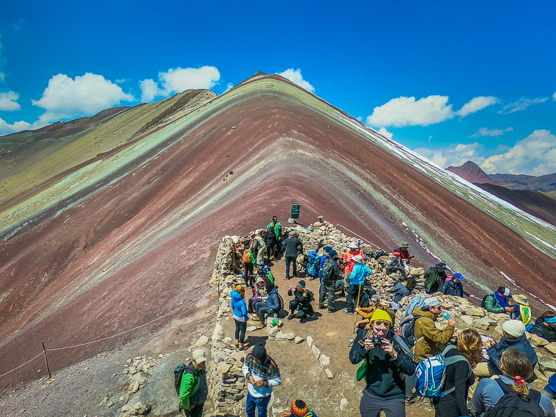 View from the base of Vinicunca