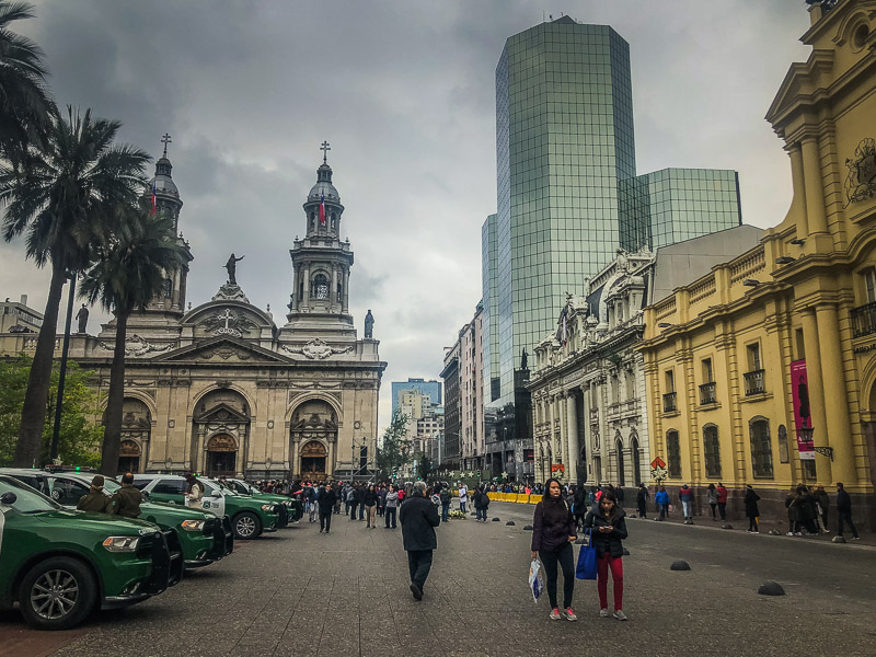 Cathedral in the Plaza de Armas