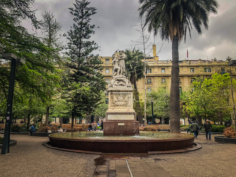 Fountain at the Plaza de Armas