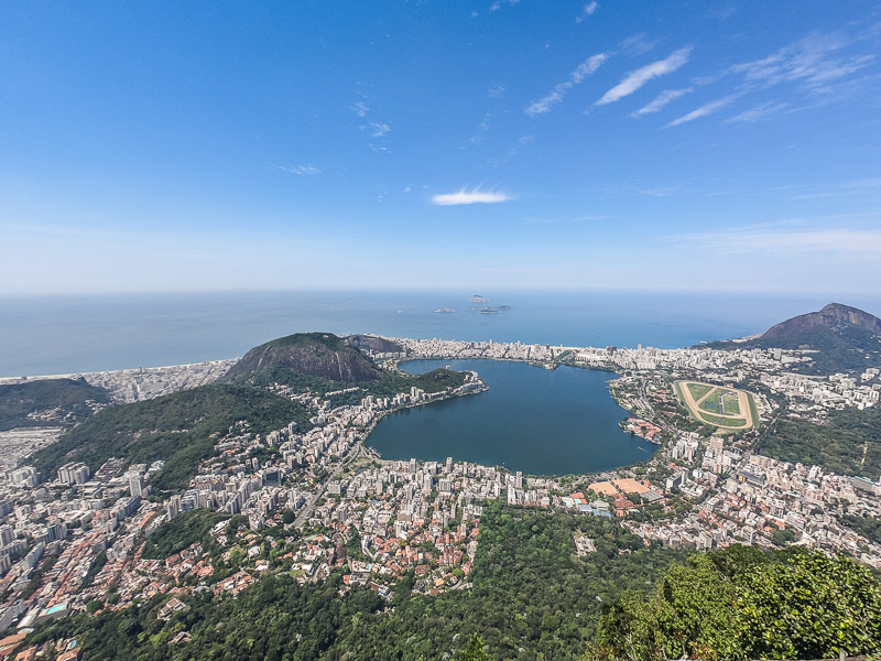 Panoramic of Rio de Janeiro from the viewpoint