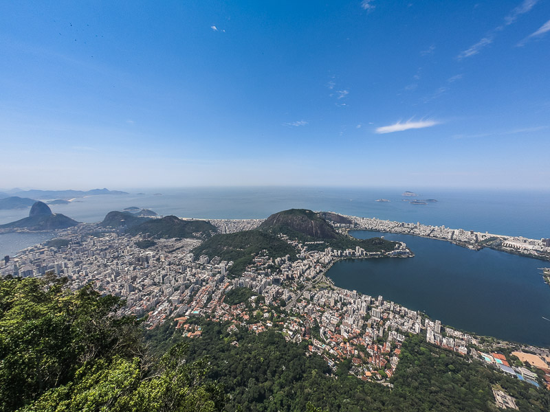 Panoramic of Rio de Janeiro from the viewpoint