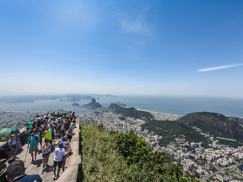 Panoramic of Rio de Janeiro from the viewpoint