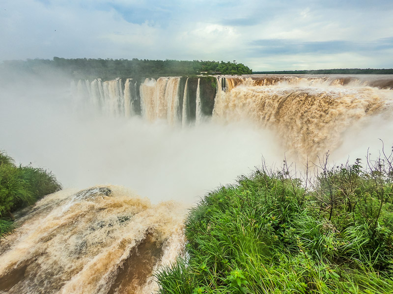 From the viewpoint at La Garganta del Diablo