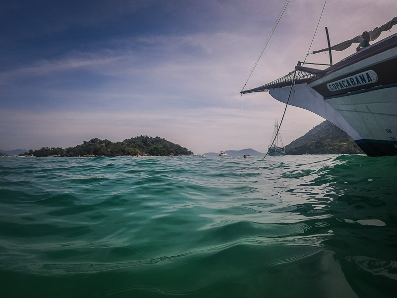 Swimming at Ilha de Cataguas