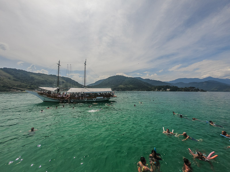 View of the mainland from Ilha de Cataguas