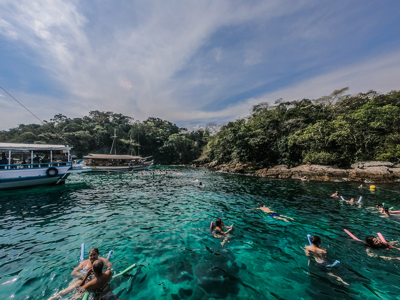 View of the beach at Lagoa Azul