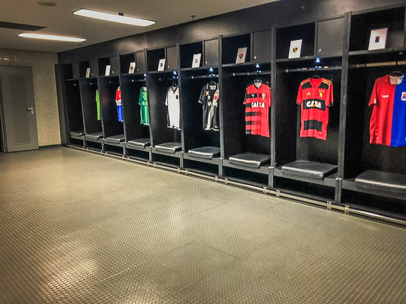 The locker room