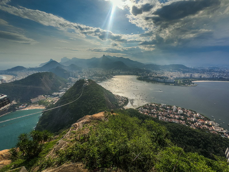 Rio de Janeiro from the peak of Sugarloaf Mountain