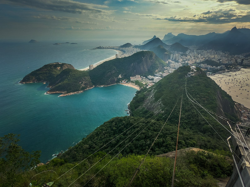 Rio de Janeiro from the peak of Sugarloaf Mountain