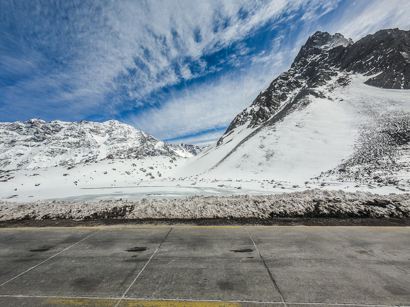 Descending the Andes towards Mendoza