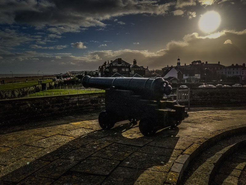 Cannon on the castle walls