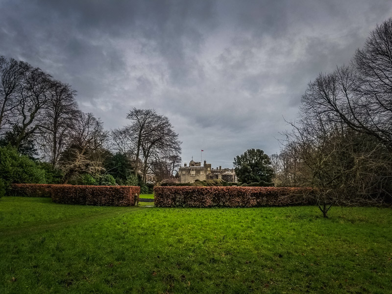 View of the castle from the garden