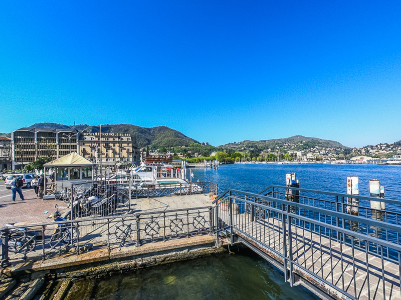 The pier at Piazza Cavour