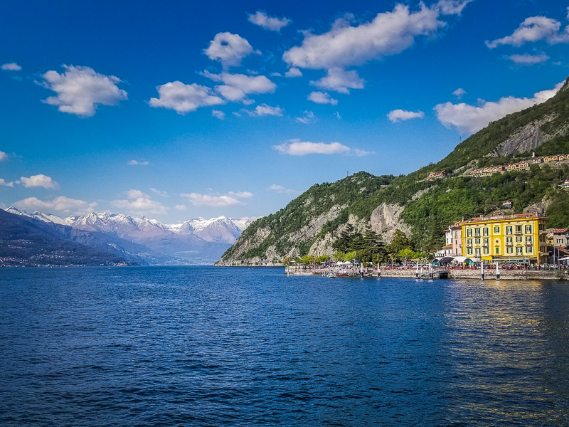 View from the ferry from Bellagio to Varenna