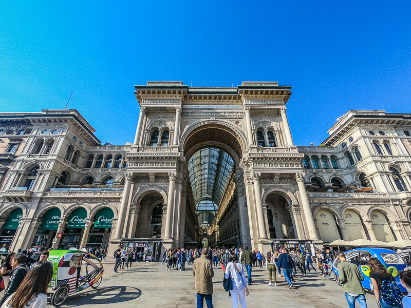 One of the Gallerias in the shopping district