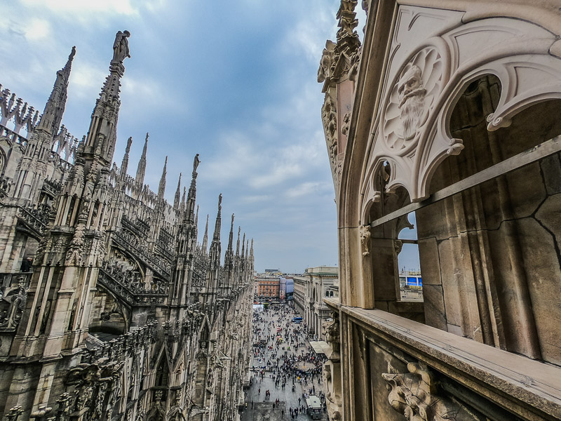 View from the terrace of the Duomo