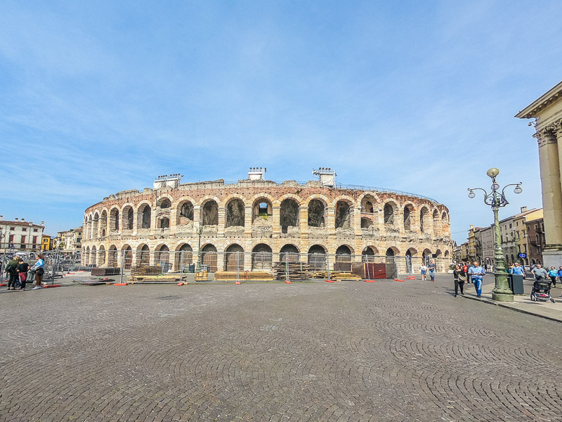 Functioning Roman Amphitheater the Verona Arena