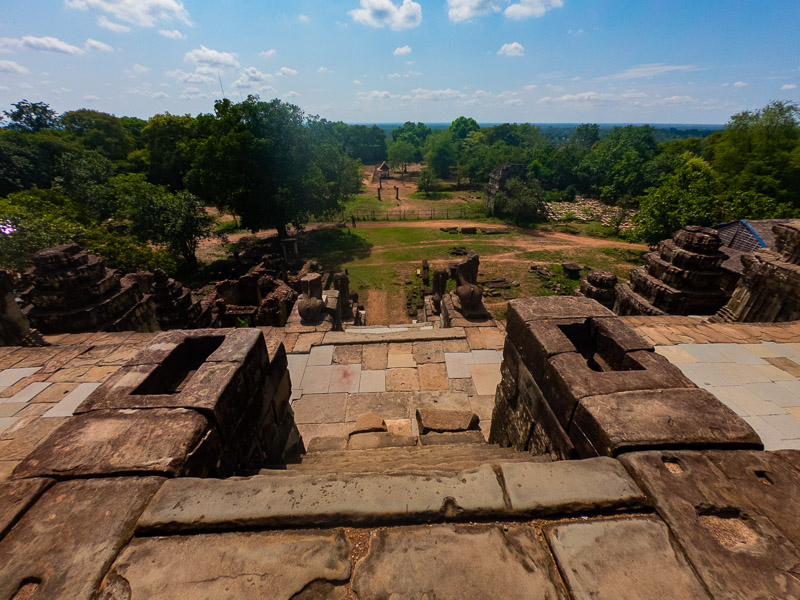 View from the top of the temple