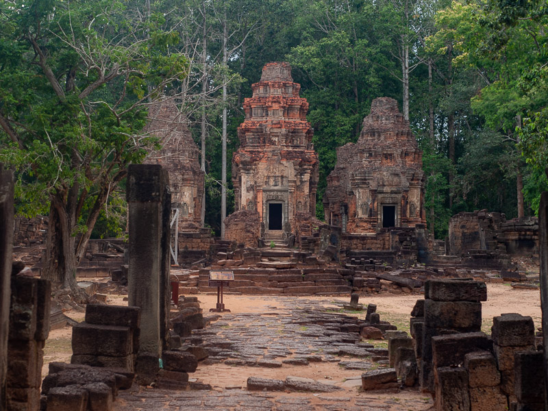 The three temple towers