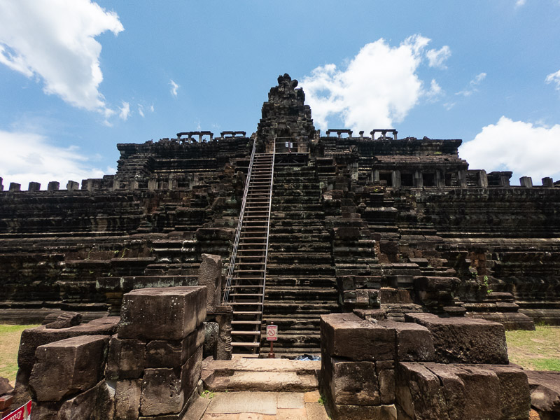 Steps leading to the top of the temple