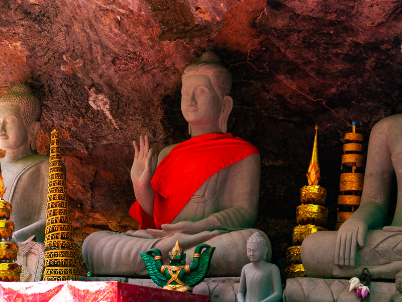 A statue of the Buddha