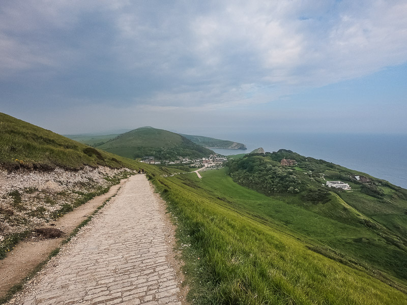 The path to Lulworth Cove